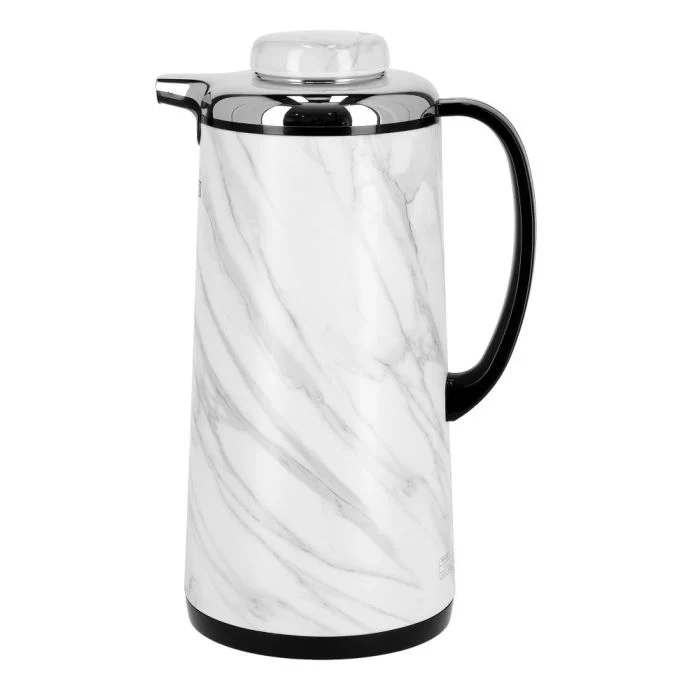 1.3L Double Wall Vacuum Flask Marble Designed - Heat Insulated Thermos for Long Hour Heat/Cold Retention | Comfortable Handle | Ideal for Hot Water, Tea, Beverage - Image 3
