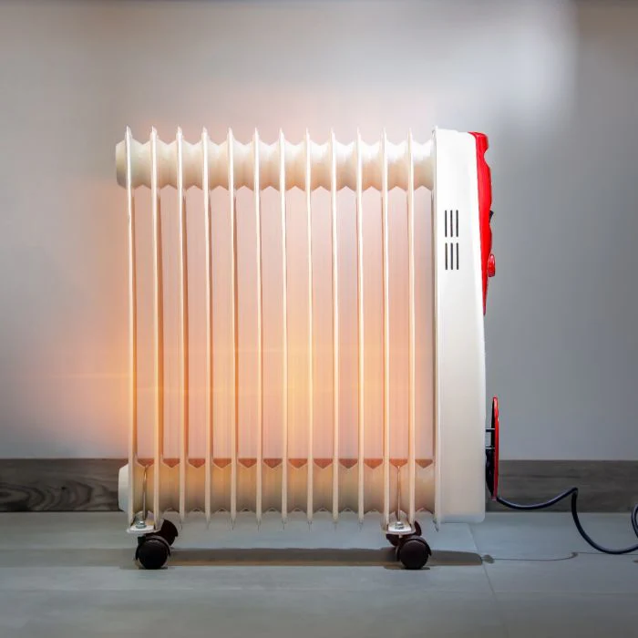 13 Fins Oil Filled Radiator Heater, 2500W, GRH28502 | 3 Heat Settings | Adjustable Thermostat | Overheat Protection | Portable Heater | Cord Storage - Image 4