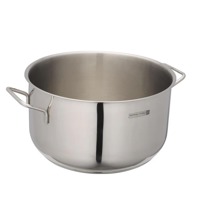 24cm Stainless Steel Casserole with Lid, Thick Base, RF10124 | Encapsulated Aluminium Middle Layer | Compatible with Induction, Hot Plate, Halogen, Gas - Image 3