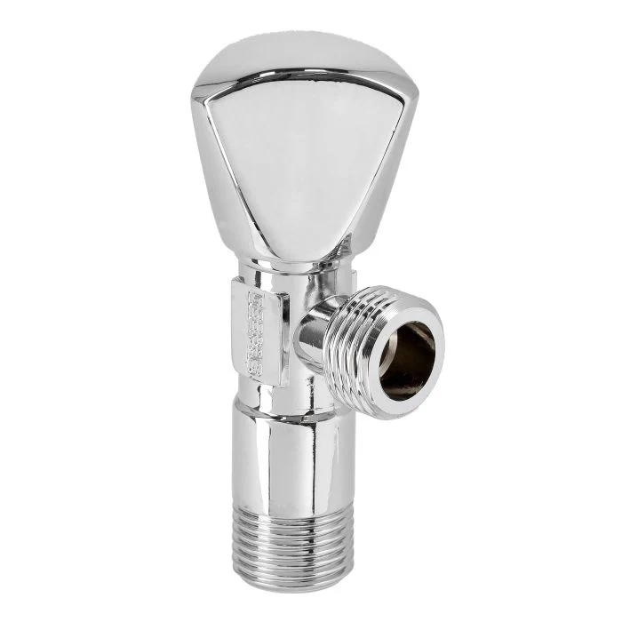 Angle Valve, Quality Solid Metal Construction, GSW61113 - Solid Knob, Durable High Quality Ceramic Cartridge,1 Year Warranty, Single Lever Mixer, G1/2-Connection, Chrome Plated, Non-Ferritic - Image 2