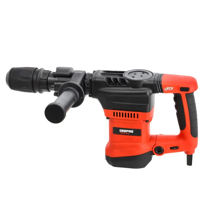 Chipping Hammer, 1250W, SDS Max, 6.7kg, GCH1250-240 - Portable with Comfortable Handle, Drilling & Chiselling, Essential & Durable Power Tool, Perfect for Drilling Concrete, Steel - Image 7