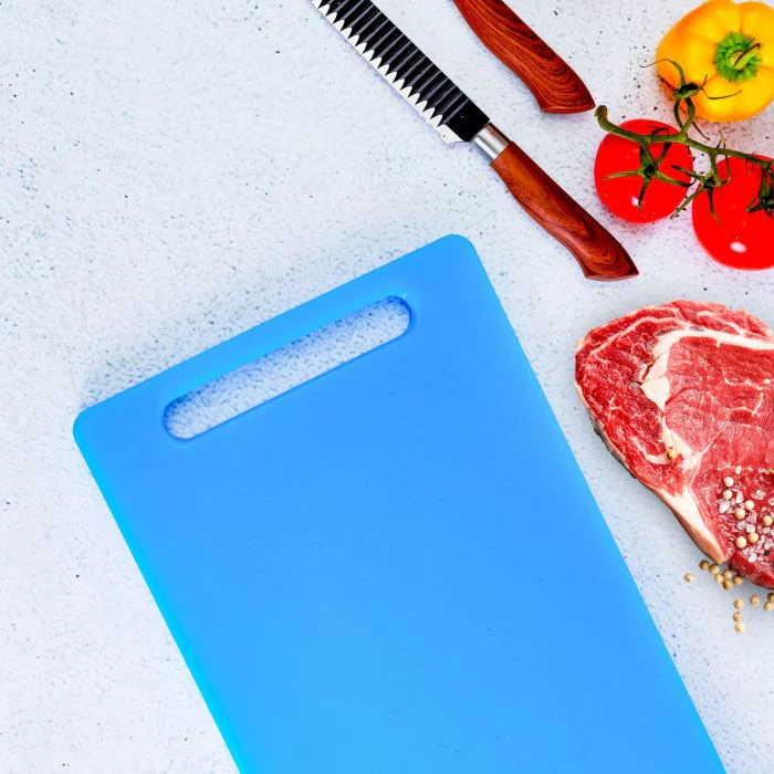 Classic Cutting Board, Polyethylene, RF10283 | Chopping Board | Non-Absorbent, Odorless & Non-Toxic | Crack/Chip Resistant | Easy Grip Handle - Image 6