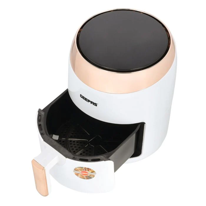 Geepas GAF37522 Digital Air Fryer With 3.5L Capacity, 1400W | Hot Air Circulation Technology |Oil Free Cooking  | Non-Stick Basket, Overheat Protection | 2 Years Warranty - Image 3
