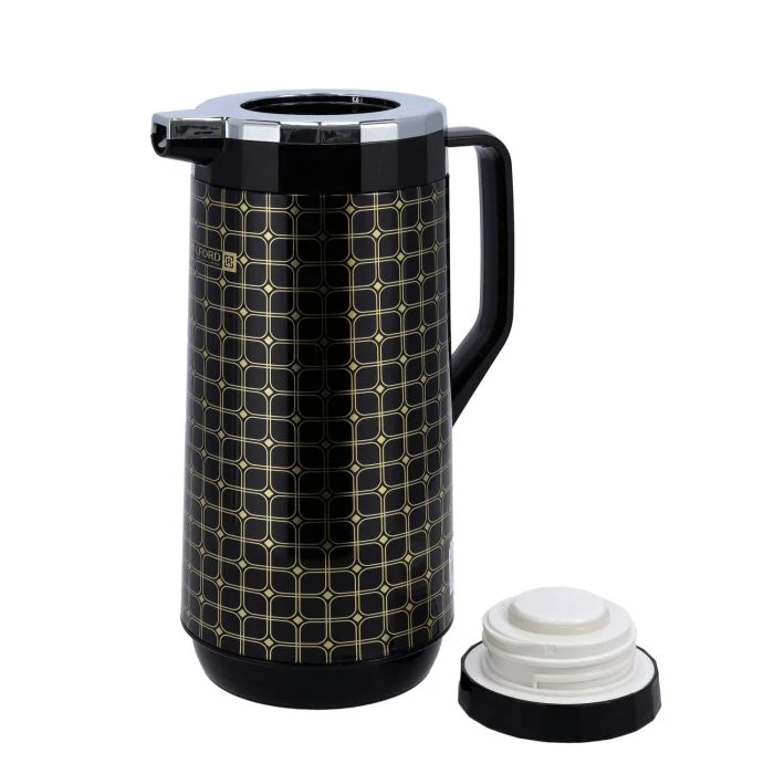 Double Wall Vacuum Flask, 1.9L Thermos with Lid, RF10406 | Thermal Insulated Airpot | Keep Drinks Hot/ Cold | Asbestos-Free Pink Glass Inner | Portable & Leak Proof Thermal Flask - Image 3