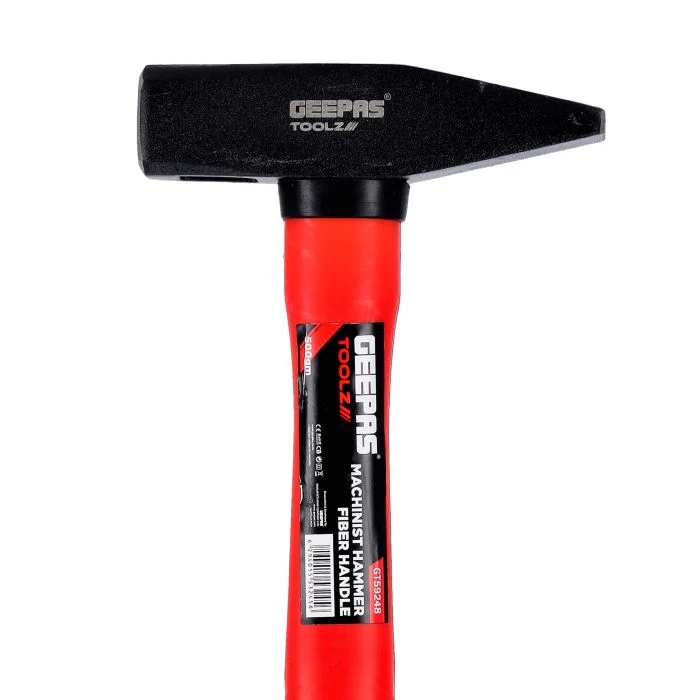 Fiber Handle Machinist Hammer, Durable Sledge Hammer GT59248 - Lightweight Rubber Padded Handle with Fiberglass Core, Weighs 500gm - Image 3