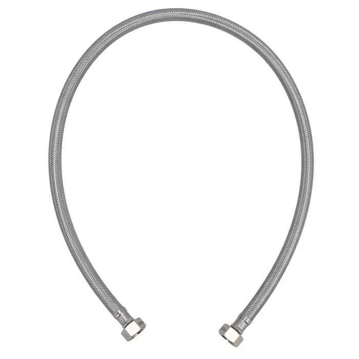Flexi Hose, 90cm, Stainless Steel Hose, GSW61112 | 70 Degree Celsius Temperature Tolerance | 20 Bar Pressure Tolerance | Ideal For Hot & Cold Water - Image 4