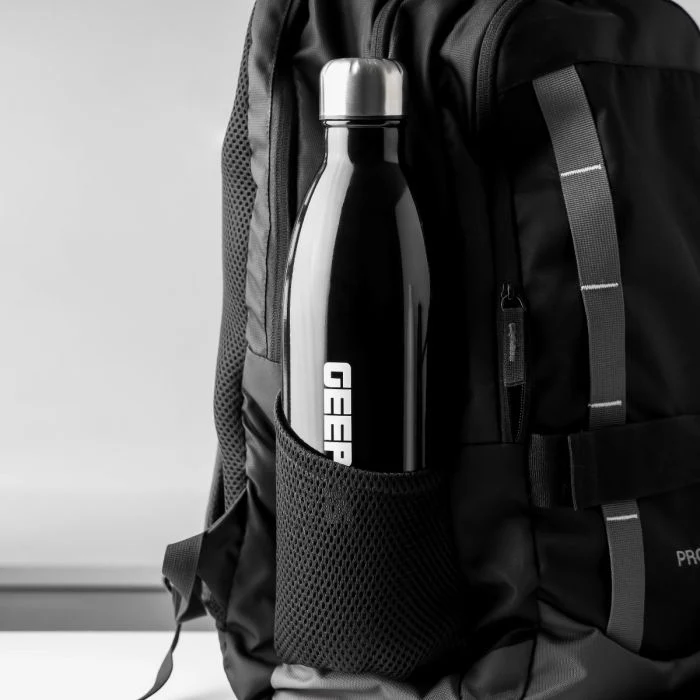 Geepas 1.0 L Stainless Steel Vacuum Flask- GVF27021| Double Wall Insulation for Hot and Cold Beverages| Comfortable to Hold and Easy to Carry| Suitable for Indoor and Outdoor Use| 2 Years Warranty, White - Image 3