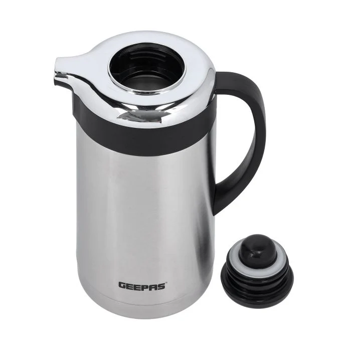 Geepas Stainless Steel Vacuum Flask GVF27015 | 1.0L | Double Wall Insulated Thermos Bottle| Keeps Beverages Hot & Cold up to 24 Hours| Leak-Proof | 2 Years Warranty - Image 6