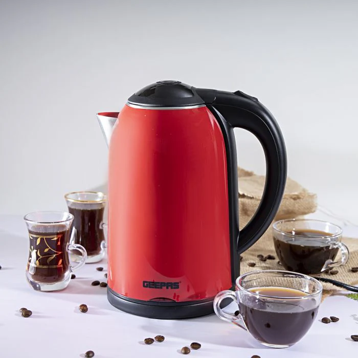 Geepas 1.7L Double Layer Electric Kettle GK38013 | Cool Touch Exterior |Fast Boiling | Stainless Steel Interior |Auto Shut-Off|  Energy Efficient|  2 Years Warranty - Image 2