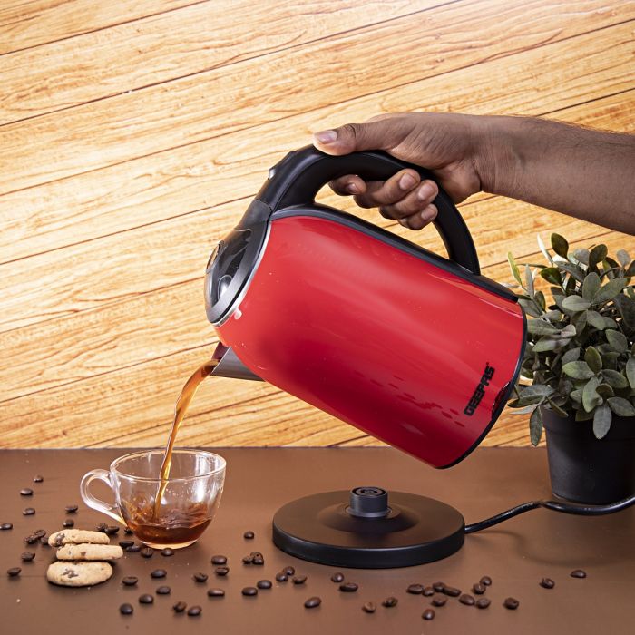 Geepas 1.7L Double Layer Electric Kettle GK38013 | Cool Touch Exterior |Fast Boiling | Stainless Steel Interior |Auto Shut-Off|  Energy Efficient|  2 Years Warranty - Image 4