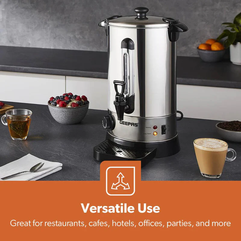 Geepas 10L Stainless Steel Water Boiler GK6155 | High Efficiency 1650W Electric Hot Water Dispenser| Durable Construction | Safe for Daily Use | 2 Years Warranty - Image 10