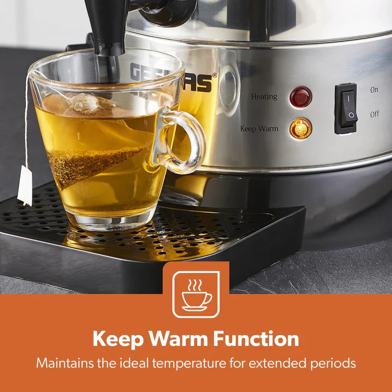 Geepas 10L Stainless Steel Water Boiler GK6155 | High Efficiency 1650W Electric Hot Water Dispenser| Durable Construction | Safe for Daily Use | 2 Years Warranty - Image 4