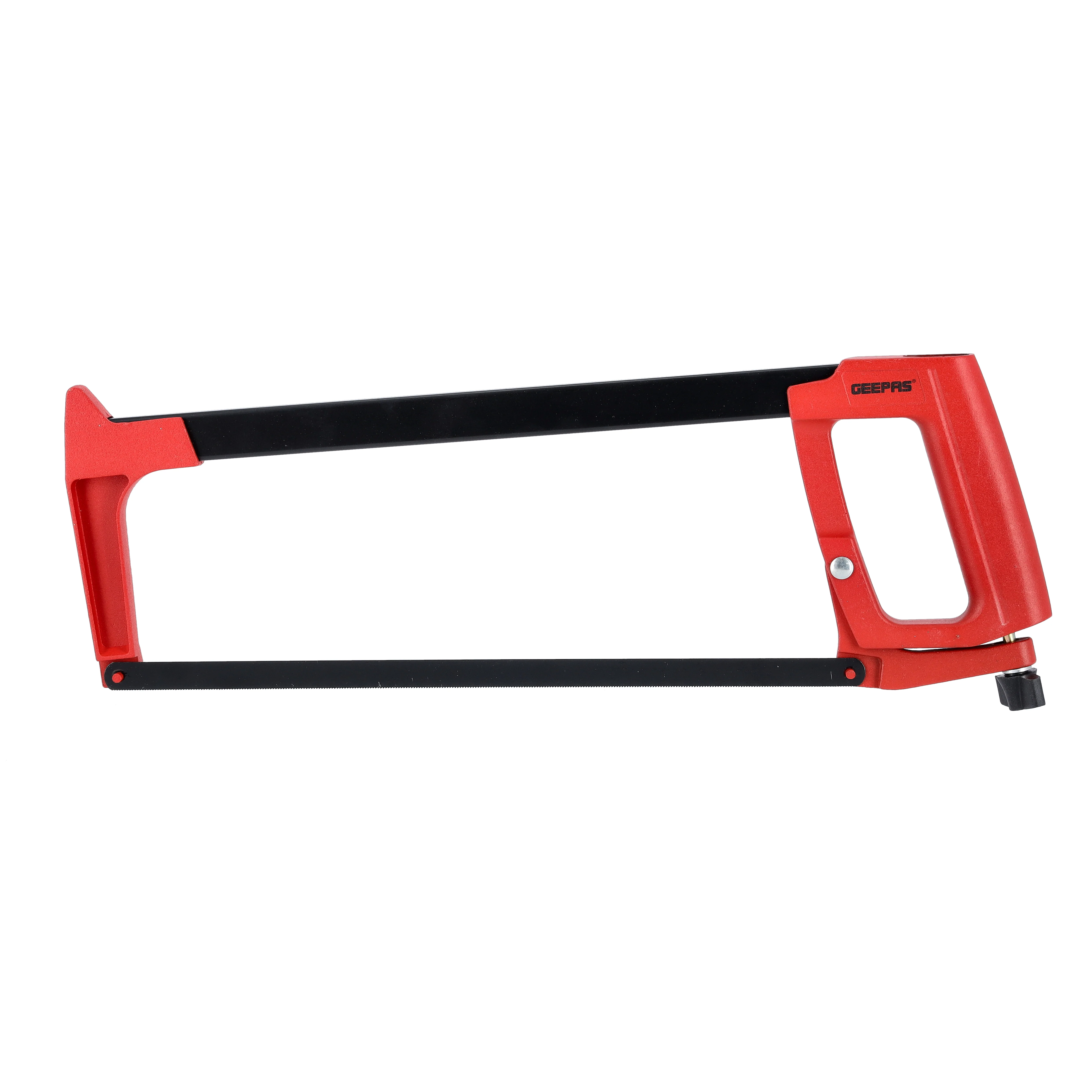 Geepas 12" AL Hacksaw Frame - Durable & Convenient with Grip Handle, Mini Hacksaw for Your Mini Tool Kit | Removable Metal Cutting Saw Blade | Ideal for Cutting Wood, Plastic, Bamboo & More - Image 2