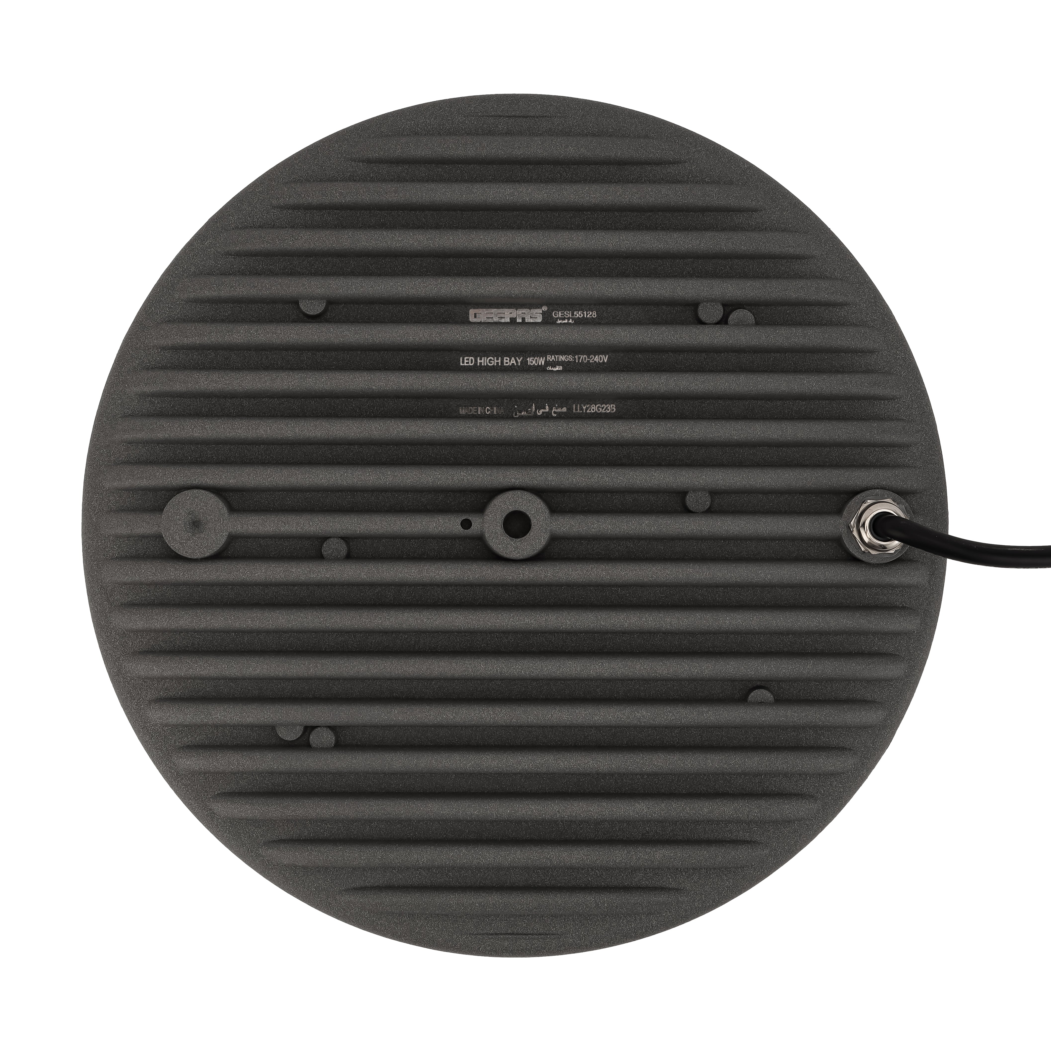 Geepas 150 W High Bay Light- GESL55128| 15000 Lumens and 6500 K Color Temperature| 20000 Hours Lifetime, Perfect For Warehouses, Commercial Building Etc|2 Year Warranty - Image 5