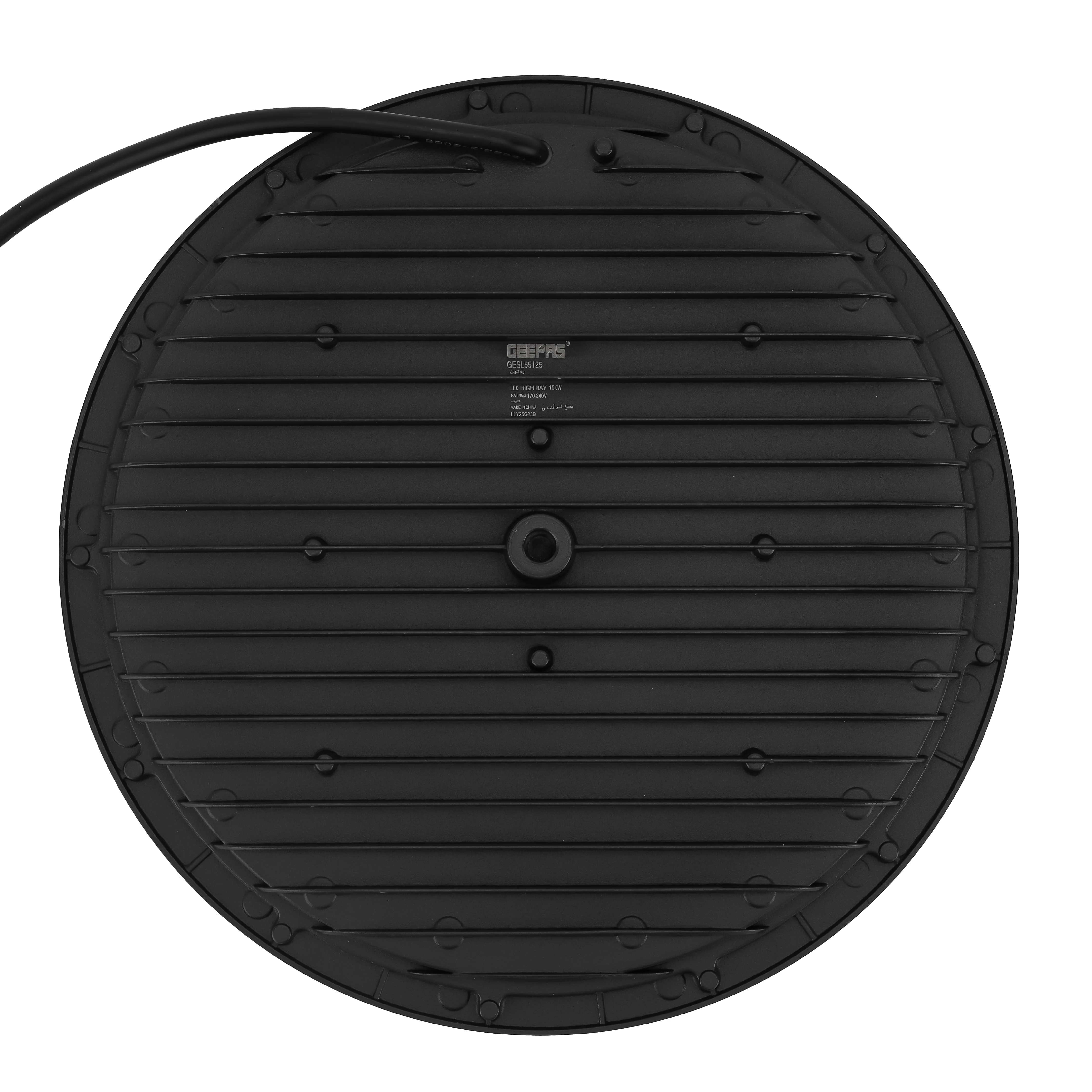 Geepas 150 W High Bay Light- GESL55125| 15000 Lumens and 6500 K Color Temperature| 20000 Hours Lifetime, Perfect For Warehouses, Commercial Buildings etc|2 Year Warranty - Image 5