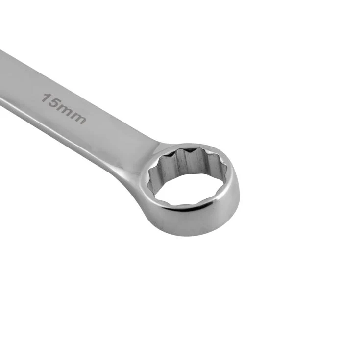 Geepas 15mm Combination Spanner - Open and Box End Spanner Wrench | Chrome Vanadium Spanner Wrenches Repair Tools | Ideal for Bike, Bicycle, Electric Vehicle, Automobile maintenance & More - Image 3