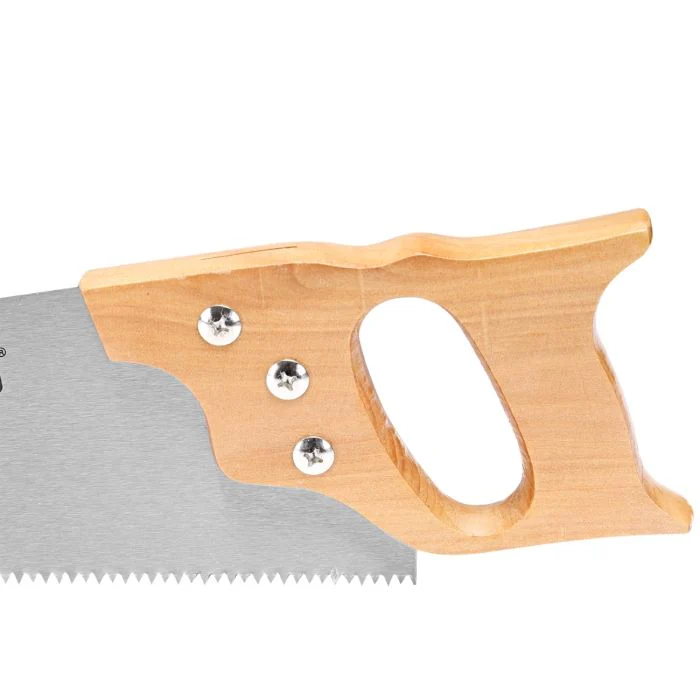 Geepas 16" Hand Saw - Universal-Cut Soft-Grip with Wooden Handle | Heavy Duty Sawing, Trimming, Gardening, Wood Cutting, Plastic, Made of Carbon Steel | Ideal for Carpenters, gardeners, & framers - Image 4