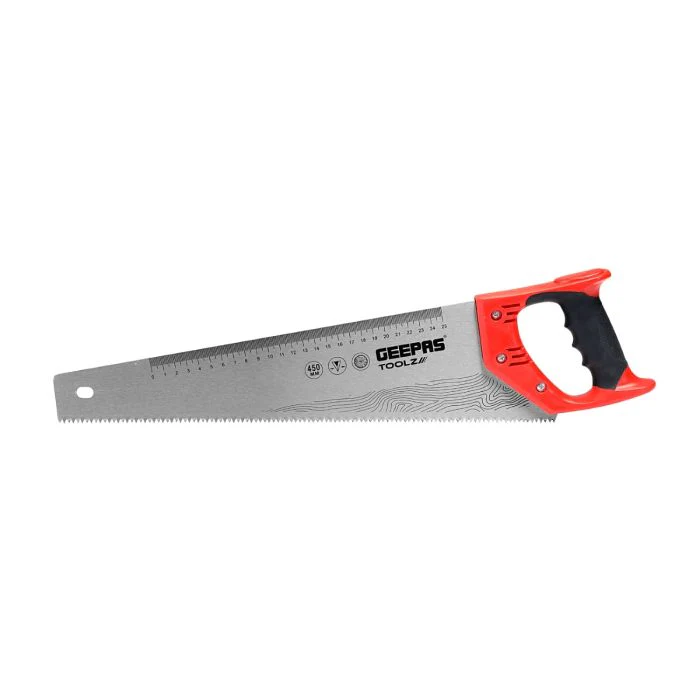 Geepas 18" Hand Saw - Universal-Cut Soft-Grip with TRP Handle | Heavy Duty Sawing, Trimming, Gardening, Wood Cutting, Plastic, Made of Carbon Steel | Ideal for Carpenters, gardeners, & framers - Image 4