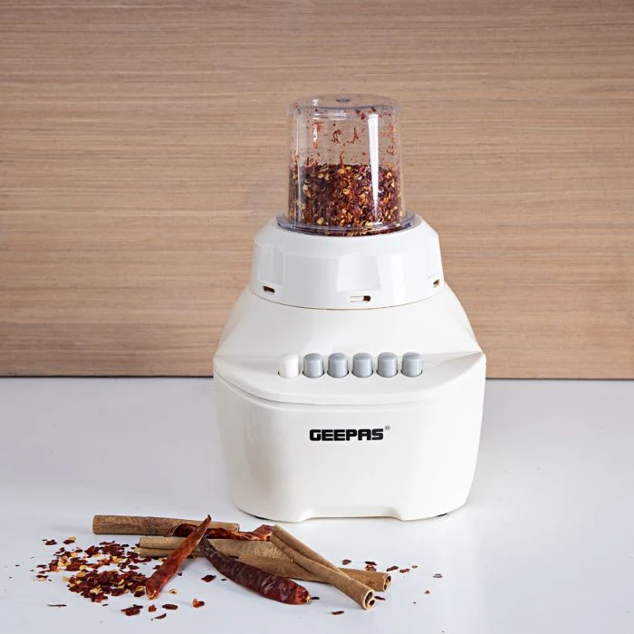 Geepas 2-in-1 Blender, 1.5L Plastic Jar, GSB5362 | 4 Speed Control with Pulse | Over Heat Protection | 400W Powerful Motor | Chopper, Coffee Grinder & Smoothie Maker - Image 2