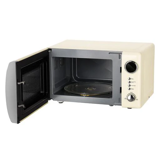 Geepas 20L  Digital Microwave Oven- GMO2025CW  | 700W Power | 12 Quick Start Presets | Defrost Function | Child Lock|  Stylish Retro Design |   Compact & Efficient - Image 3