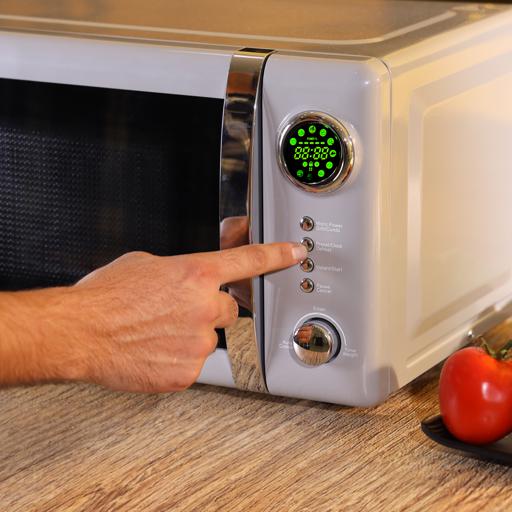 Geepas 20L Digital Microwave Oven GMO2026GW | 700W Power | 12 Presets | Grill & Defrost Function | Child Lock | Compact & Stylish Kitchen Appliance | 2 Years Warranty - Image 6