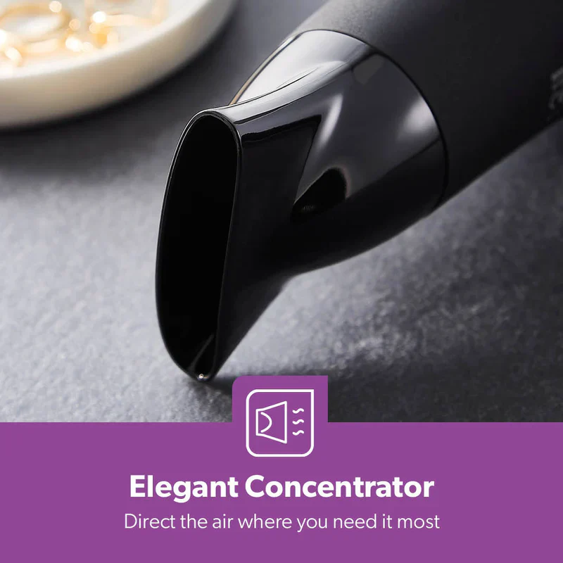 Geepas GHD86019 Ionic Hair Dryer | 2200W | Cool Shot | 2-Speed & 3-Heat Settings| Detachable Concentrator| Anti-Frizz & Smooth Finish Hair Dryer | 2 Years warranty - Image 8