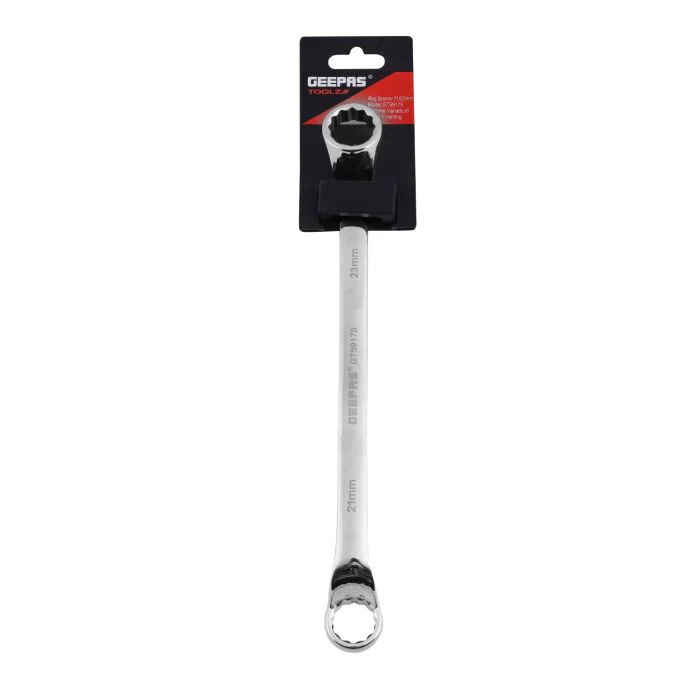 Geepas 23mm Ring Spanner - 12 Point Double Ring Spanner| CRV Material, Mirror Finish | Ideal for Mechanic, Plumbers, Carpenter, DIYers and More - Image 2