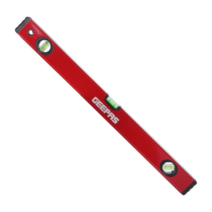 Geepas 24’’ Spirit Level - Small, Unbreakable Heavy-Duty Magnetic Torpedo Level with 3 Level Bubbles - Shock Resistant - Pocket Size, Hanging Hole - Scaffold Level for Builders & Construction Site - Image 3