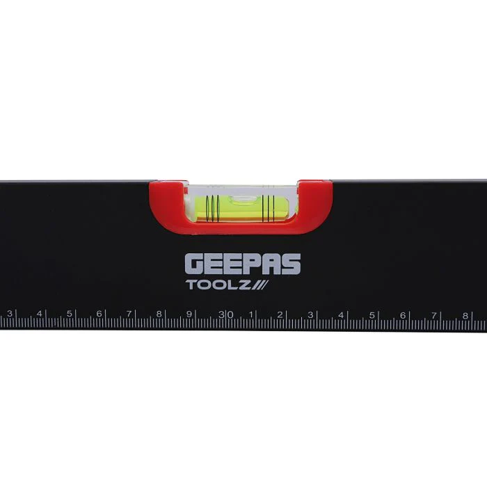 Geepas 24’’ Spirit Level - Small, Unbreakable Heavy-Duty Non-Magnetic Torpedo Level with 3 Level Bubbles - Shock Resistant - Pocket Size, Hanging Hole - Scaffold Level for Builders & Construction Site - Image 2