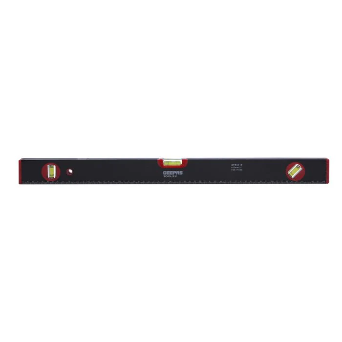 Geepas 24’’ Spirit Level - Small, Unbreakable Heavy-Duty Non-Magnetic Torpedo Level with 3 Level Bubbles - Shock Resistant - Pocket Size, Hanging Hole - Scaffold Level for Builders & Construction Site - Image 4
