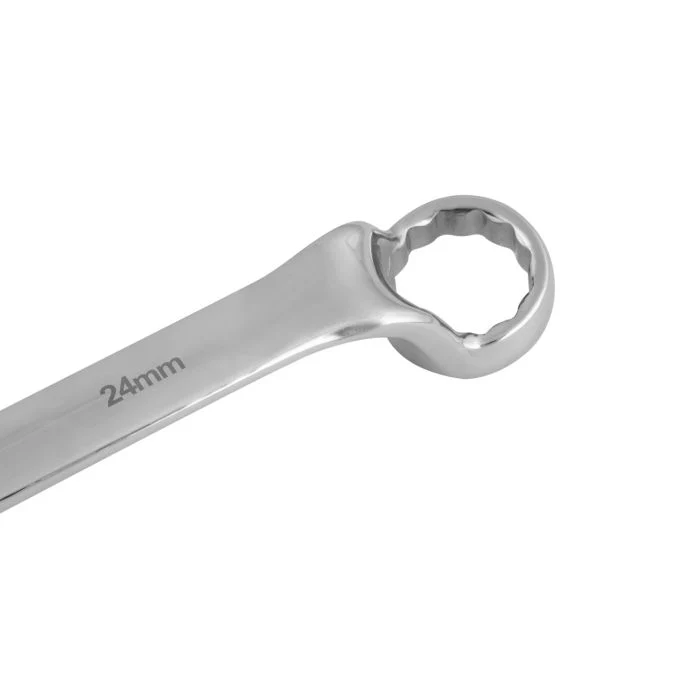 Geepas 24mm Ring Spanner - 12 Point Double Ring Spanner| CRV Material, Mirror Finish | Ideal for Mechanic, Plumbers, Carpenter, DIYers and More - Image 2