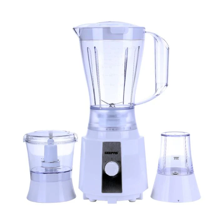 Geepas 3-in-1 Juicer GSB9891 | 1500ml Blender Jar |400W Motor |Stainless Steel Blades | 2 Speed Control with Pulse | Ice Crusher, Chopper, Coffee Grinder & Smoothie Maker - Image 6