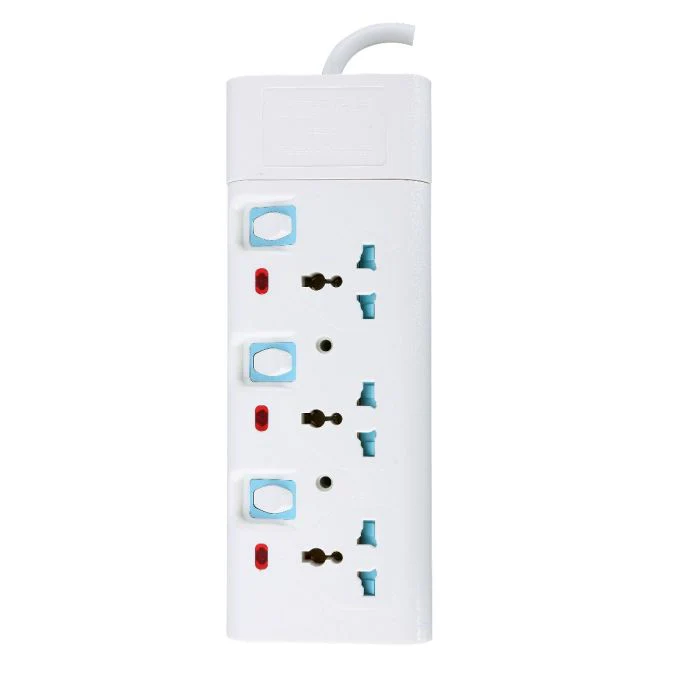 Geepas 3 Way Extension Socket 13A - Extension Lead Strip with Led Indicators | Child Safe, Extra Long Cord with Over Current Protected | Ideal for All Electronic Devices | 2 Years Warranty - Image 3