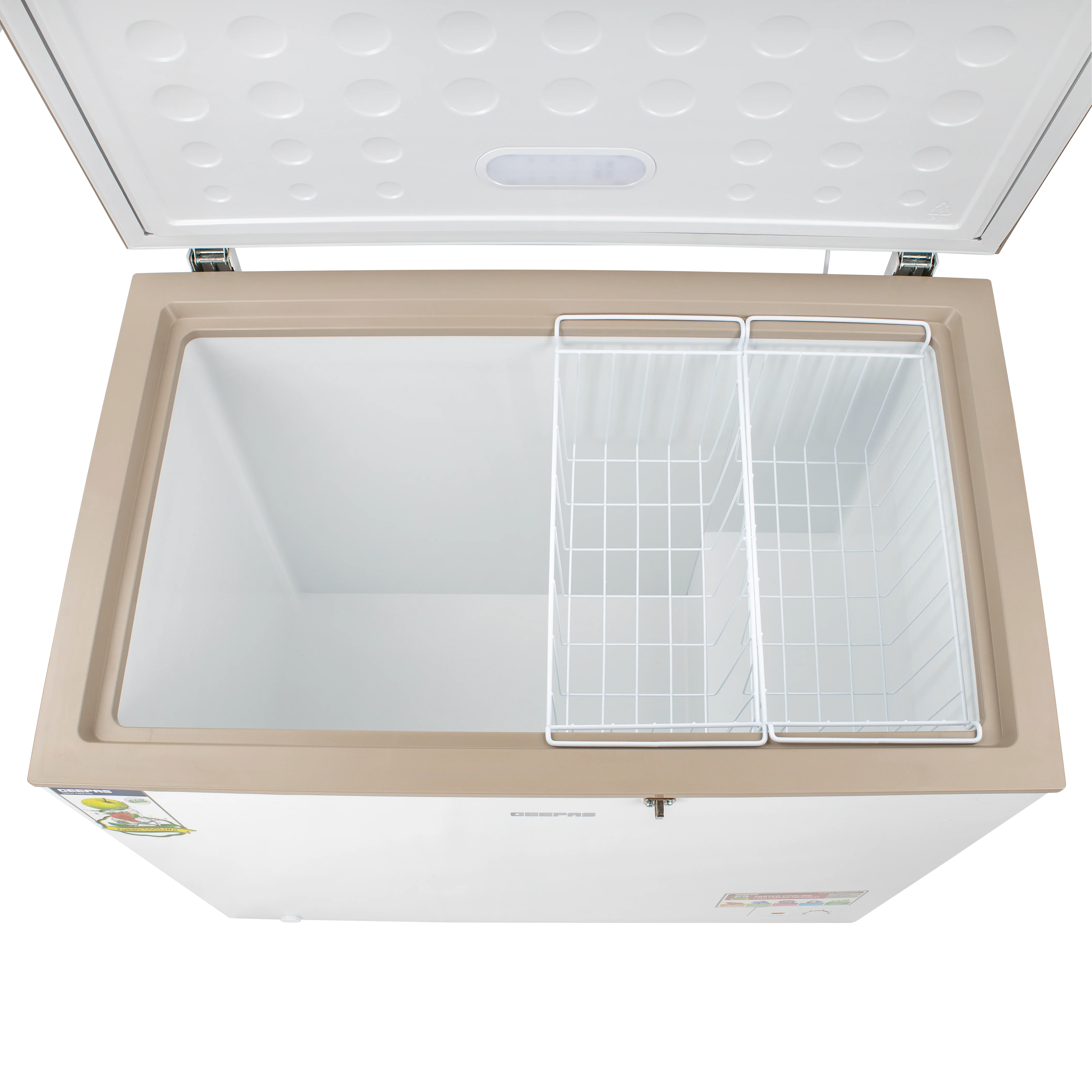 Geepas GCF3006WAH Chest Freezer |300L Large Capacity| Energy-Efficient Deep Freezer| Adjustable Thermostat| Fast Freezing Function| Low Noise Operation| 1-Year Warranty - Image 4