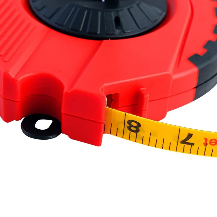 Geepas 30M Fibre Measuring Tape - Long Fibreglass Measuring Tape Made of Strong and Long-lasting ABS Tough Outer Case and Metal Ring at End - Image 3