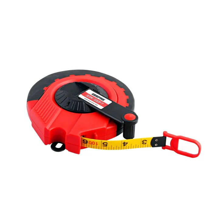 Geepas 30M Fibre Measuring Tape - Long Fibreglass Measuring Tape Made of Strong and Long-lasting ABS Tough Outer Case and Metal Ring at End - Image 4
