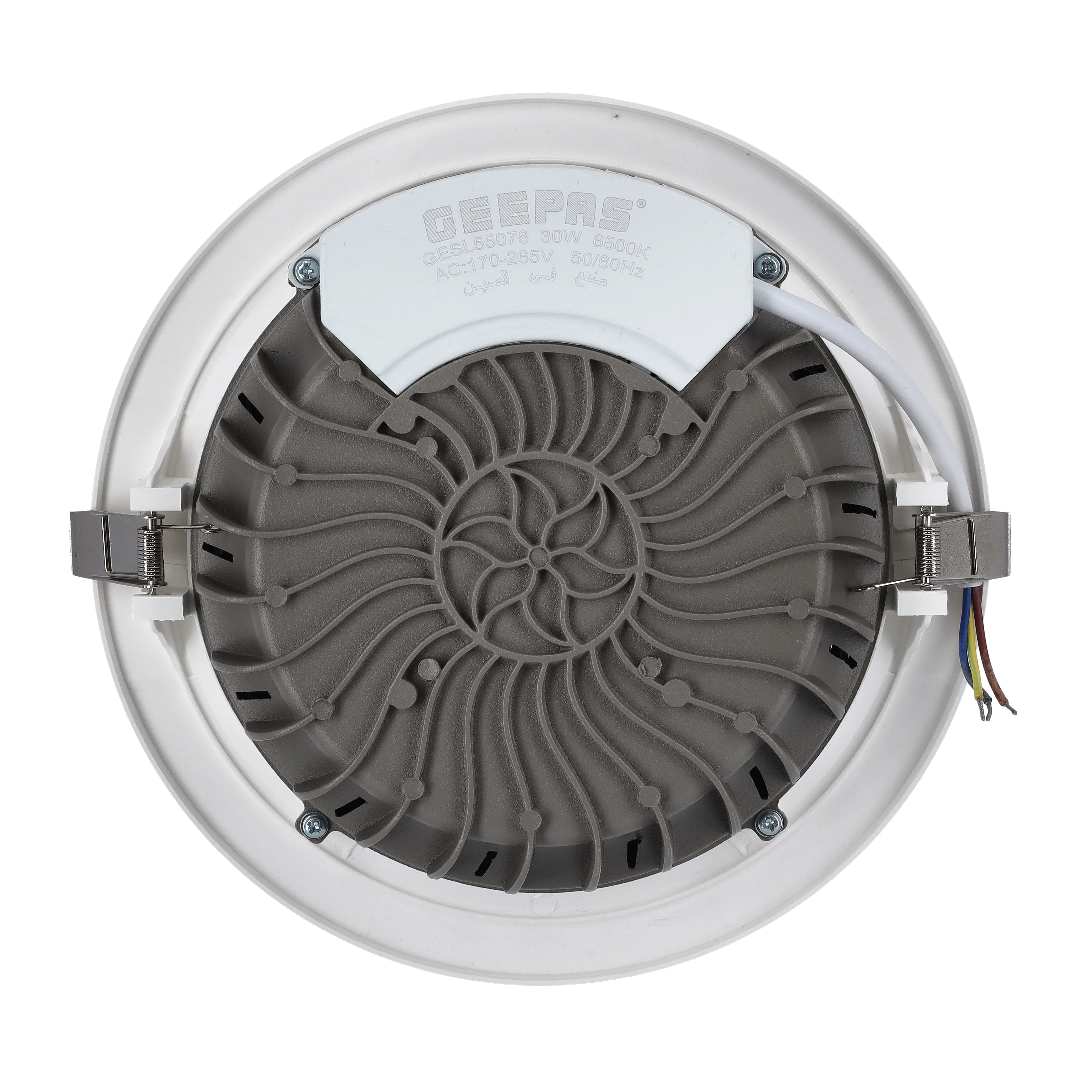 Geepas GESL55078 Round Slim 30W Downlight | COB LED Ceiling Light in Natural Cool White 6500K | Ultra Slim Design with Long Life 50,000 Burning Hours | 2 Years Warranty - Image 4