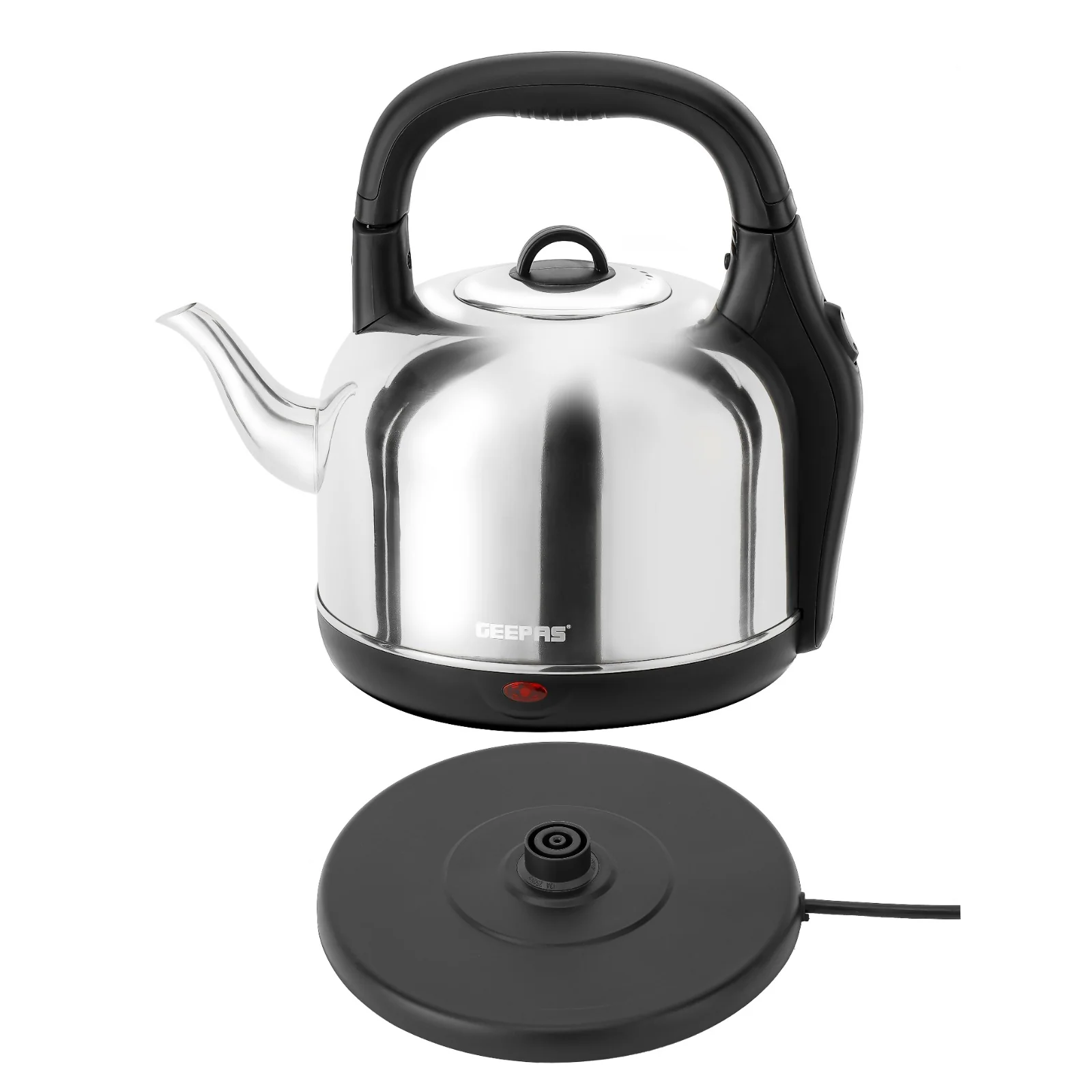 Geepas Stainless Steel Electric Kettle GK38024 – 4.2L, 2000W, SUS 304 body, 360° rotation, boil-dry protection, and auto cut-off. Safe, durable, and easy to clean - Image 4