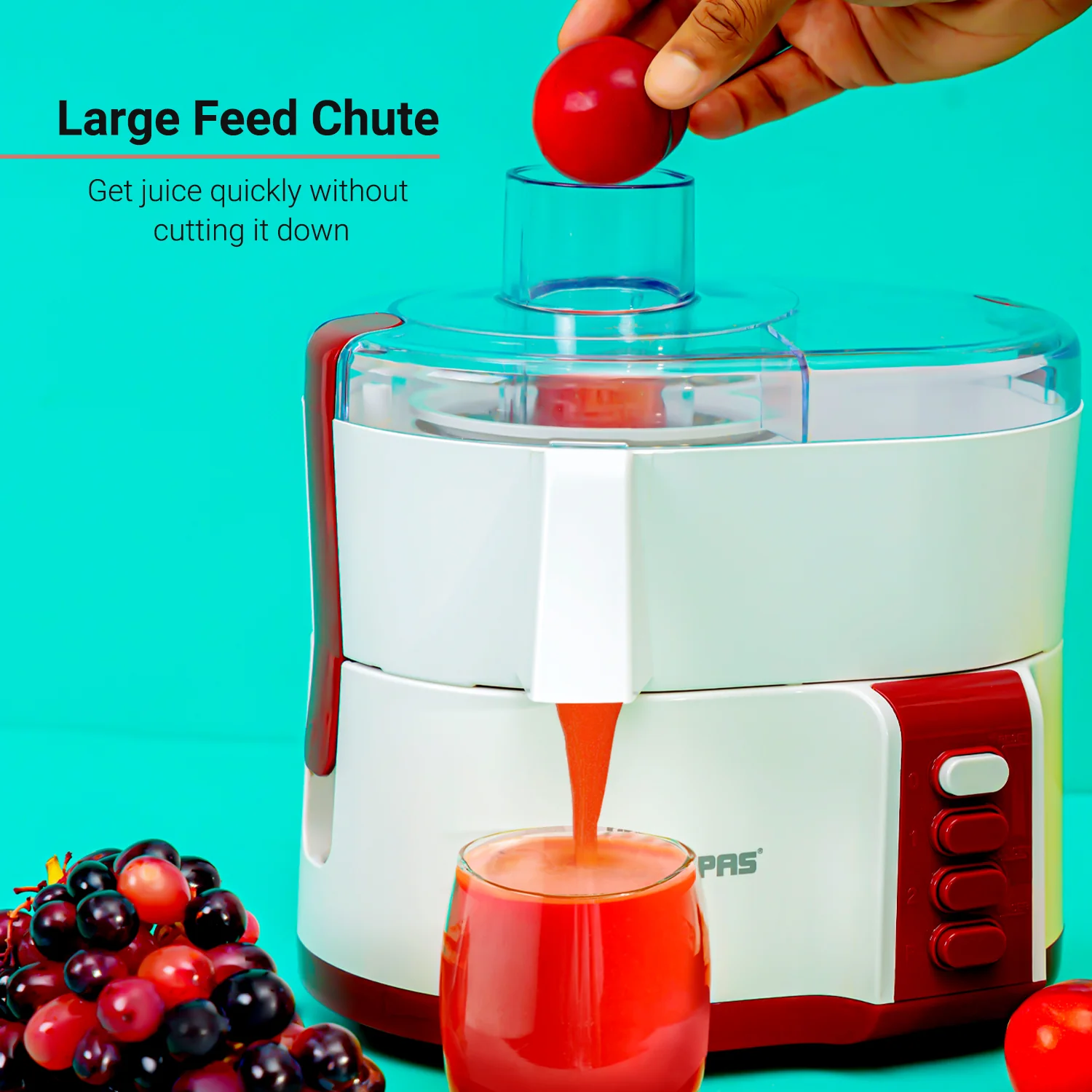 Geepas 4-in-1 Food Processor GSB9890 |600W Powerful Motor, 2 Speed with Pulse Control, Safety Interlock System, Circular Feed Tube, Durable Stainless Steel Filter & Blade - Image 7
