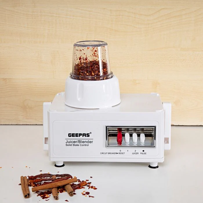 Geepas 4-in-1 Food Processor & Juicer GSB2031 | Multi-Functional Smoothie Maker, Juicer, Compact Electric Blender, Chopper & Grinder | 1.6L Jar | 2 Years Warranty - Image 4