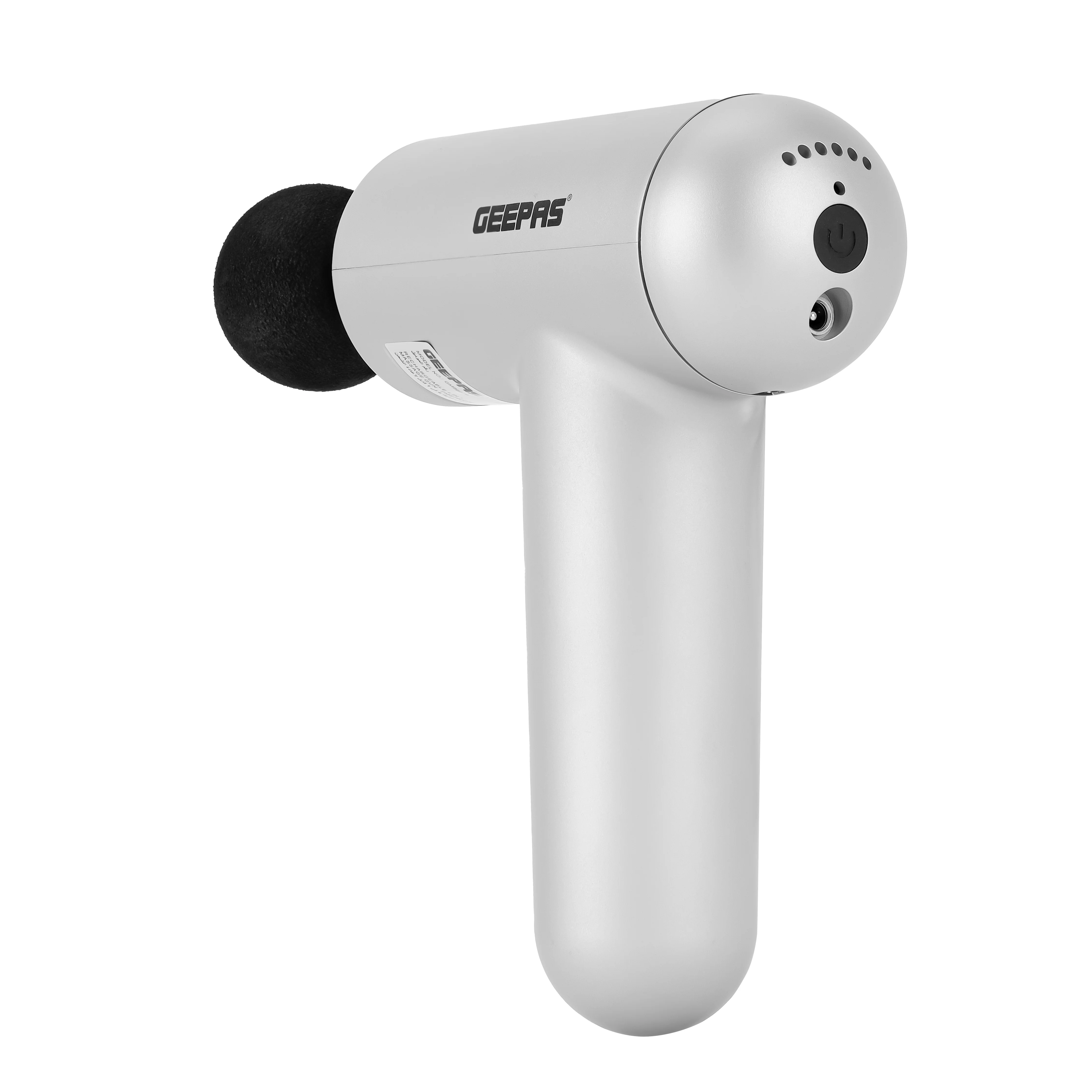 Geepas GM86079 Rechargeable 4-in-1 Massage Gun |6 Adjustable Intensity Levels| 1200mAh Powerful Battery| 60 Minutes Working Time|4 Interchangeable Heads| 2 Years Warranty - Image 5