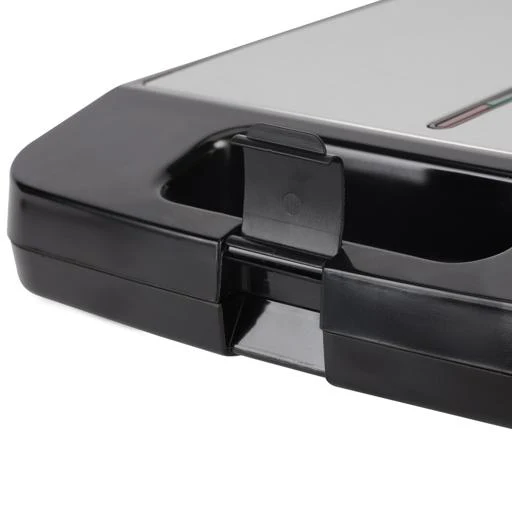 Geepas 4-Slice Stainless Steel Grill Maker GGT671 | Family Size Electric Grill with Non-Stick Plates| Adjustable Temperature| Easy Cleaning| Durable |2 Years Warranty - Image 5