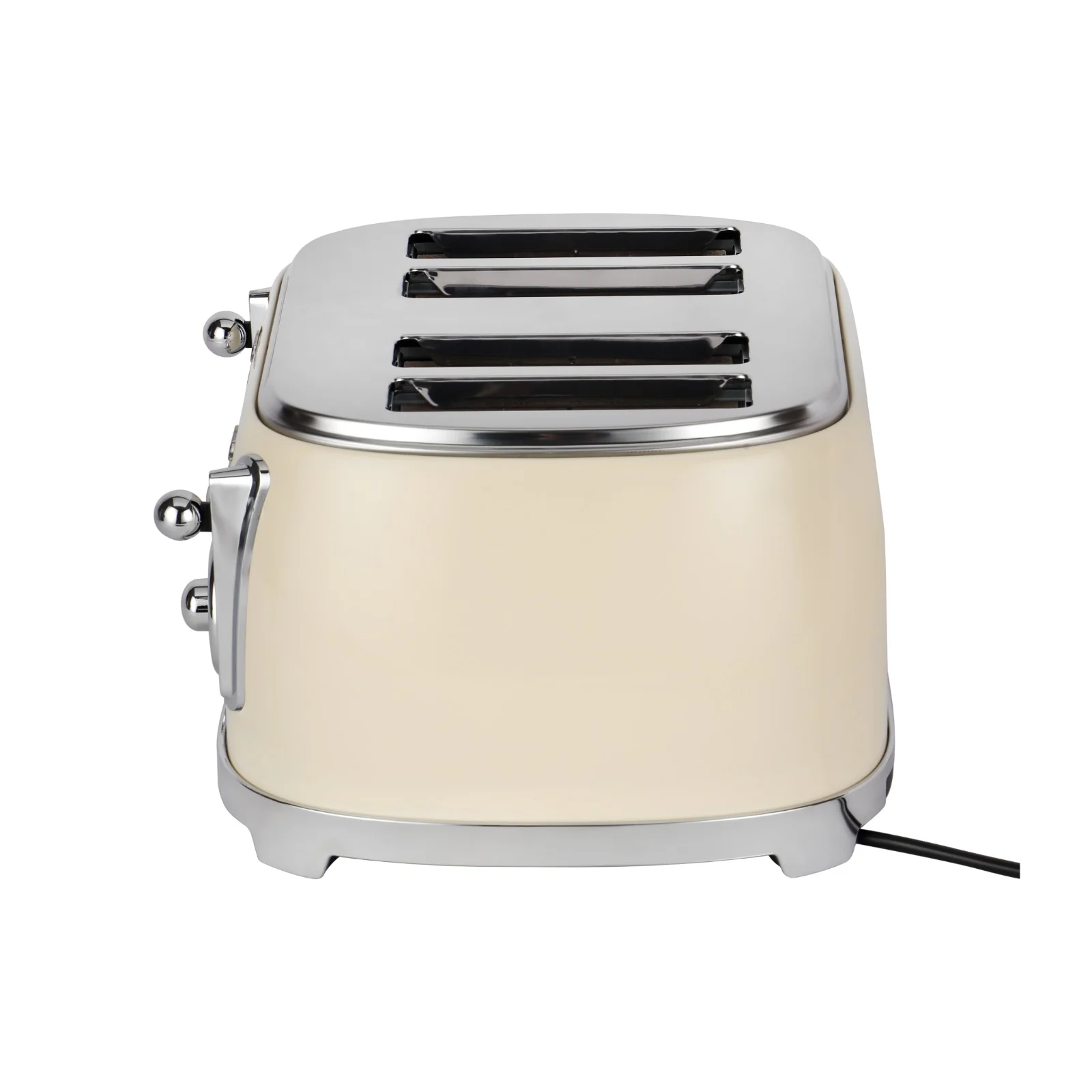 Geepas 4 Slice Toaster GBT36564UK-CR | 1500W Powerful Toaster with 6 Adjustable Browning Levels, Defrost, Reheat & Cancel Functions, Removable Crumb Tray, Cord Storage - Image 4