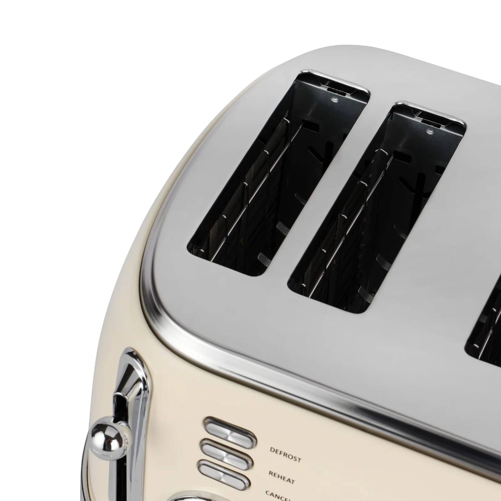 Geepas 4 Slice Toaster GBT36564UK-CR | 1500W Powerful Toaster with 6 Adjustable Browning Levels, Defrost, Reheat & Cancel Functions, Removable Crumb Tray, Cord Storage - Image 7