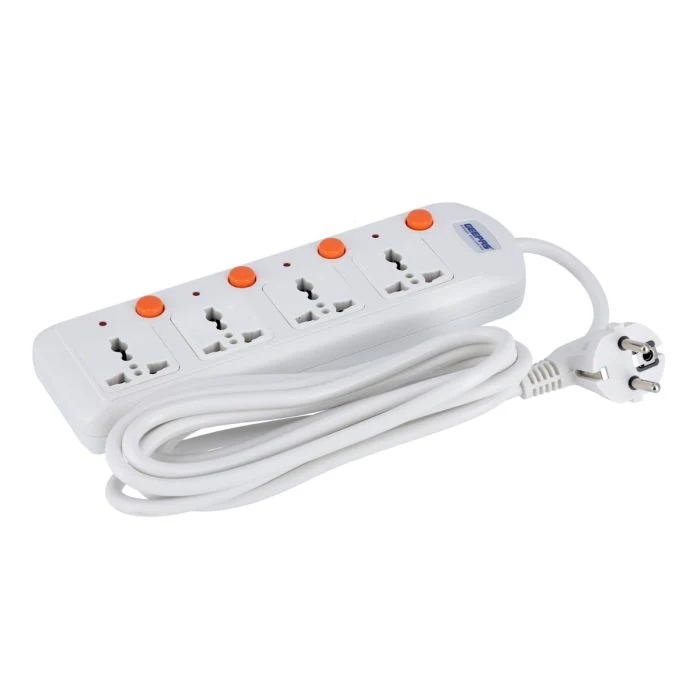 Geepas 4 Way Extension Board VDE Plug with Individually On/Off Switch GES4003-VDE- Power Extension Socket -Multi Plug Power Cable - Image 6