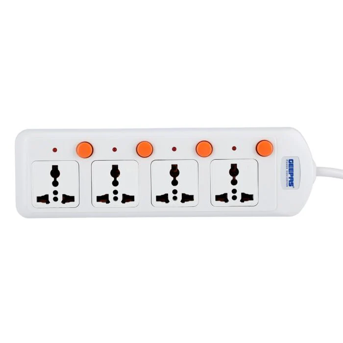 Geepas 4 Way Extension Board VDE Plug with Individually On/Off Switch GES4003-VDE- Power Extension Socket -Multi Plug Power Cable - Image 7