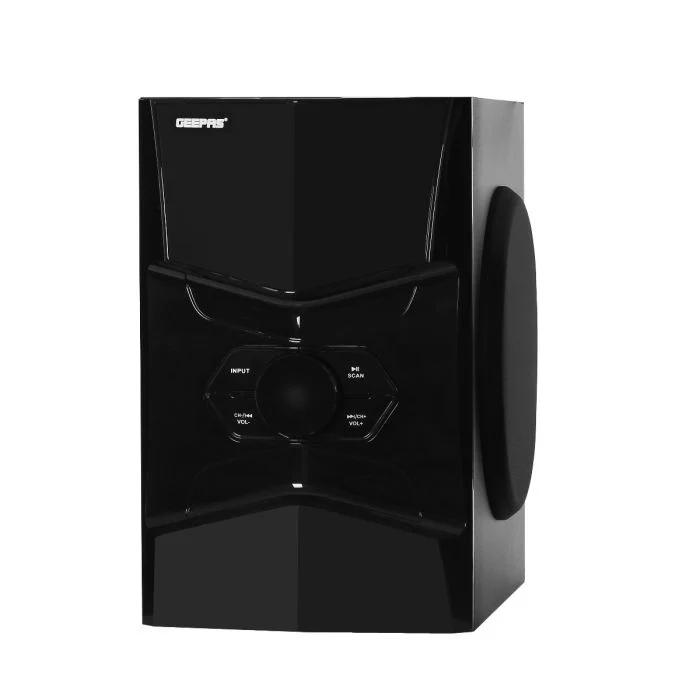 Geepas 5.1 Channel Multimedia Speaker System with Remote Control- GMS8578| FM Radio, Bluetooth, USB Input, SD Card Reader, Karaoke Function| LED Display - Image 2