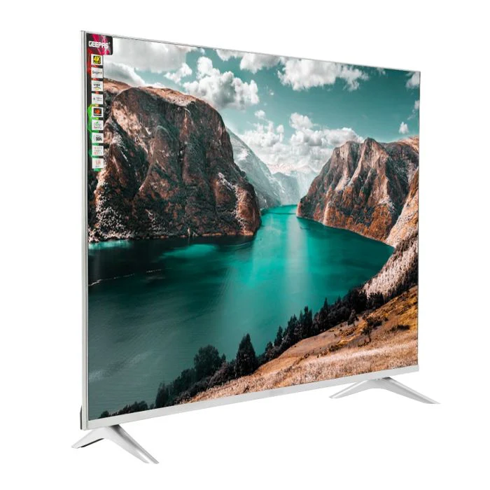 Geepas 55" Ultra HD LED TV- GLED5507SWUHD/ Gaming Supported, User Friendly with Voice Assistant/ with Remote Control, HDMI and USB Ports/ Bluetooth, App Store, Apple AirPlay/ Slim Design - Image 2