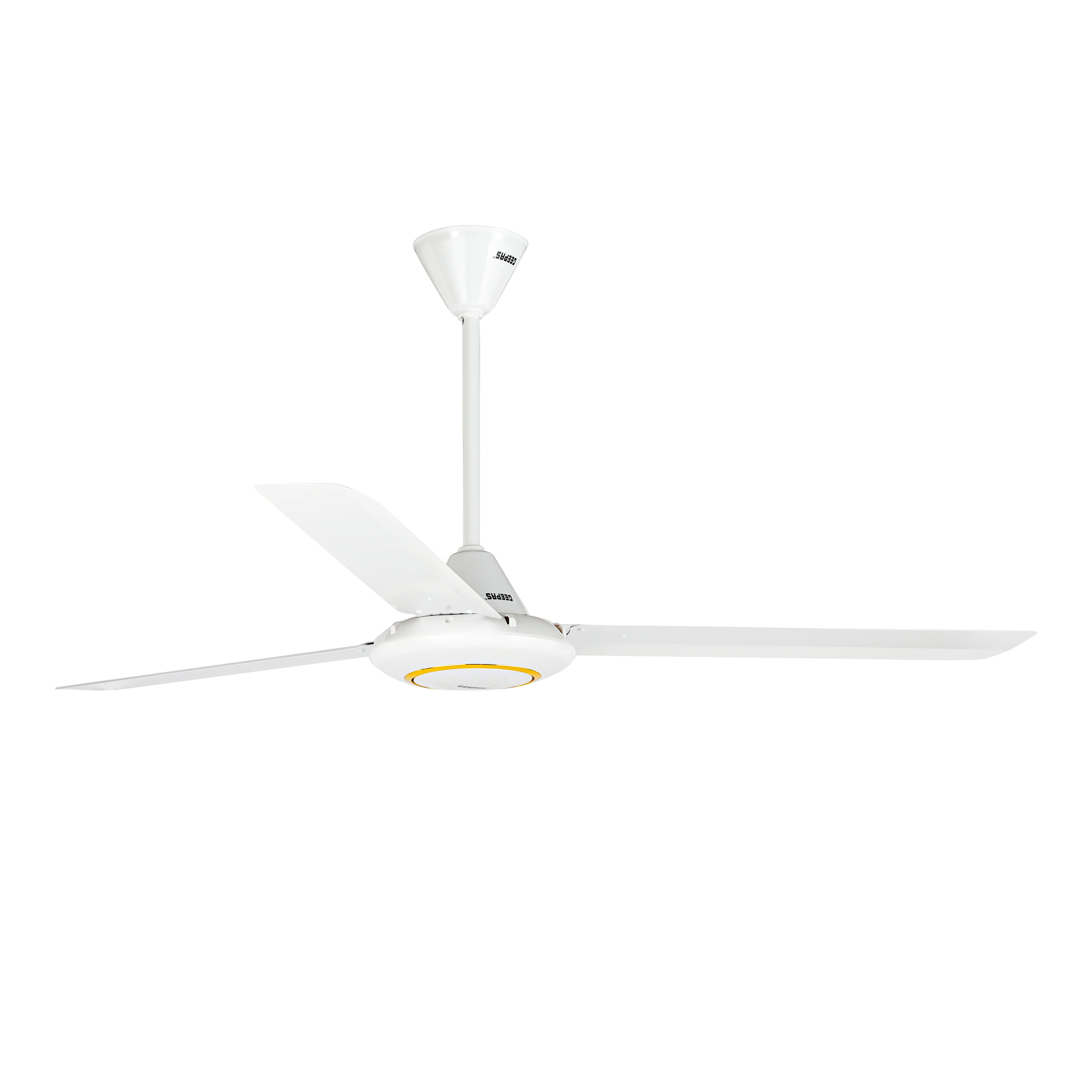 Geepas 56" Ceiling Fan- GF3012/ with 5 Speed Regulator Control, High Performance Copper Motor for Wind/ Ideal for Home, Office, Apartment, Etc./ 5 Years Warranty, White - Image 3