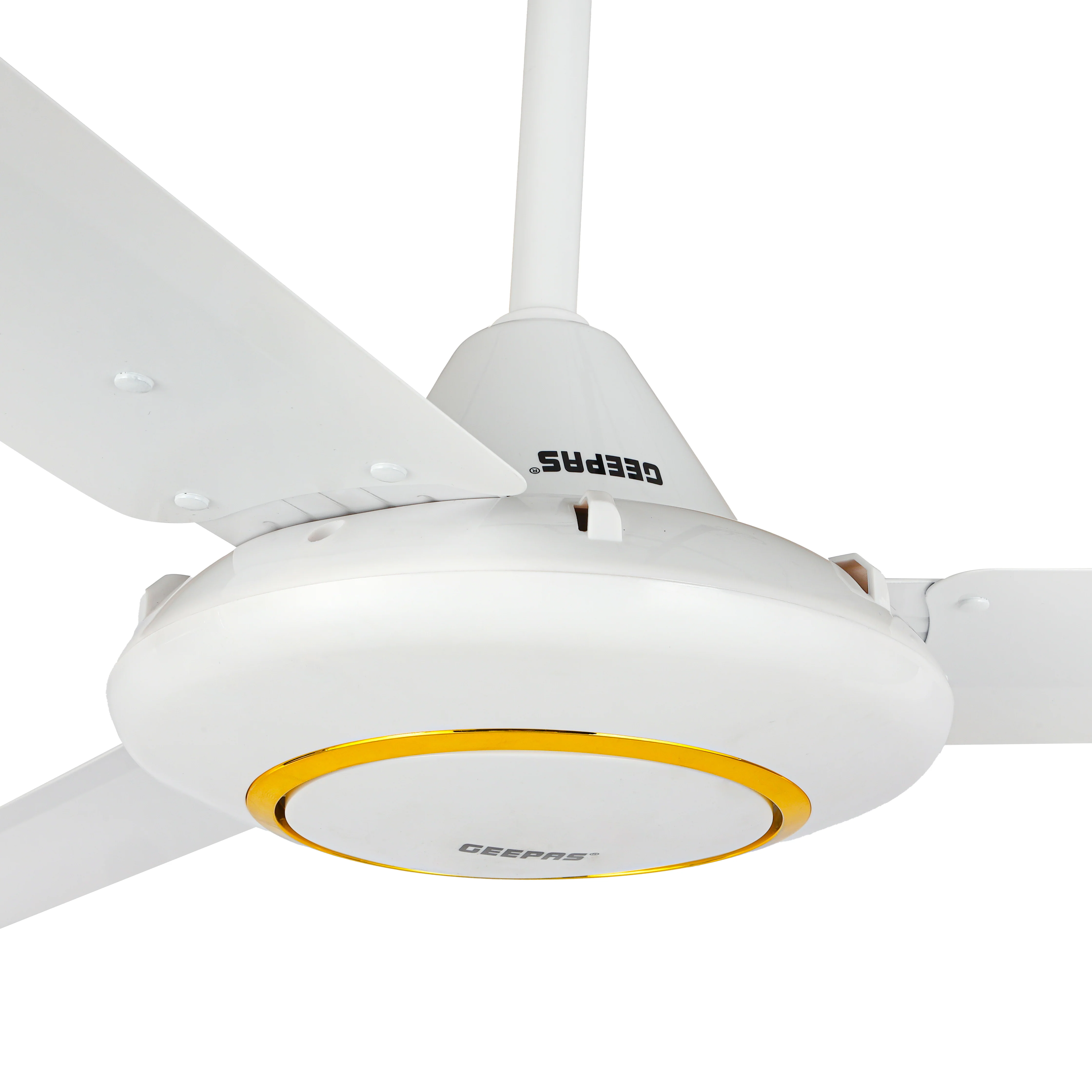 Geepas 56" Ceiling Fan- GF3012/ with 5 Speed Regulator Control, High Performance Copper Motor for Wind/ Ideal for Home, Office, Apartment, Etc./ 5 Years Warranty, White - Image 4
